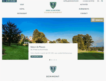 Tablet Screenshot of bonmont.com